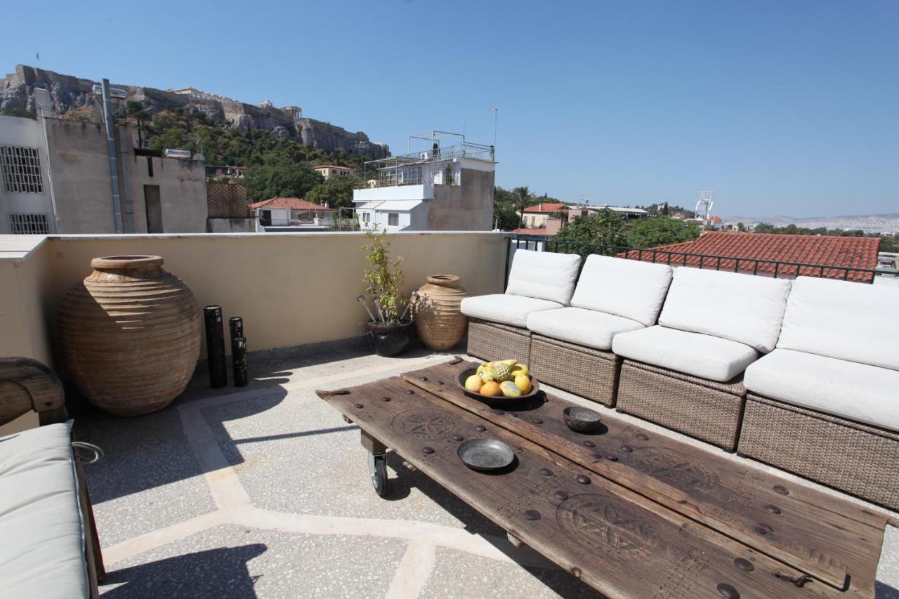 Plaka Two-Storey Penhouse With Acropolis Views Pl6 Aten Exteriör bild