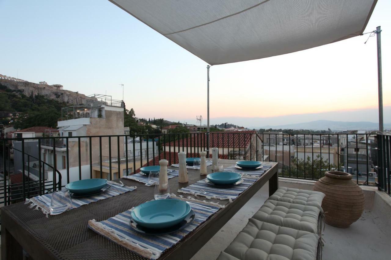 Plaka Two-Storey Penhouse With Acropolis Views Pl6 Aten Exteriör bild