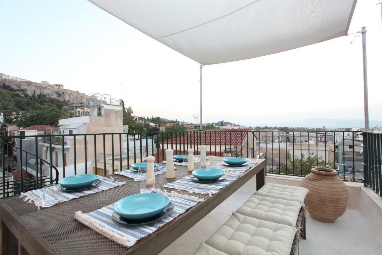 Plaka Two-Storey Penhouse With Acropolis Views Pl6 Aten Exteriör bild